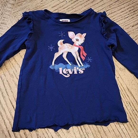 Levi's long sleeve bambi top 4T - Picture 1 of 10